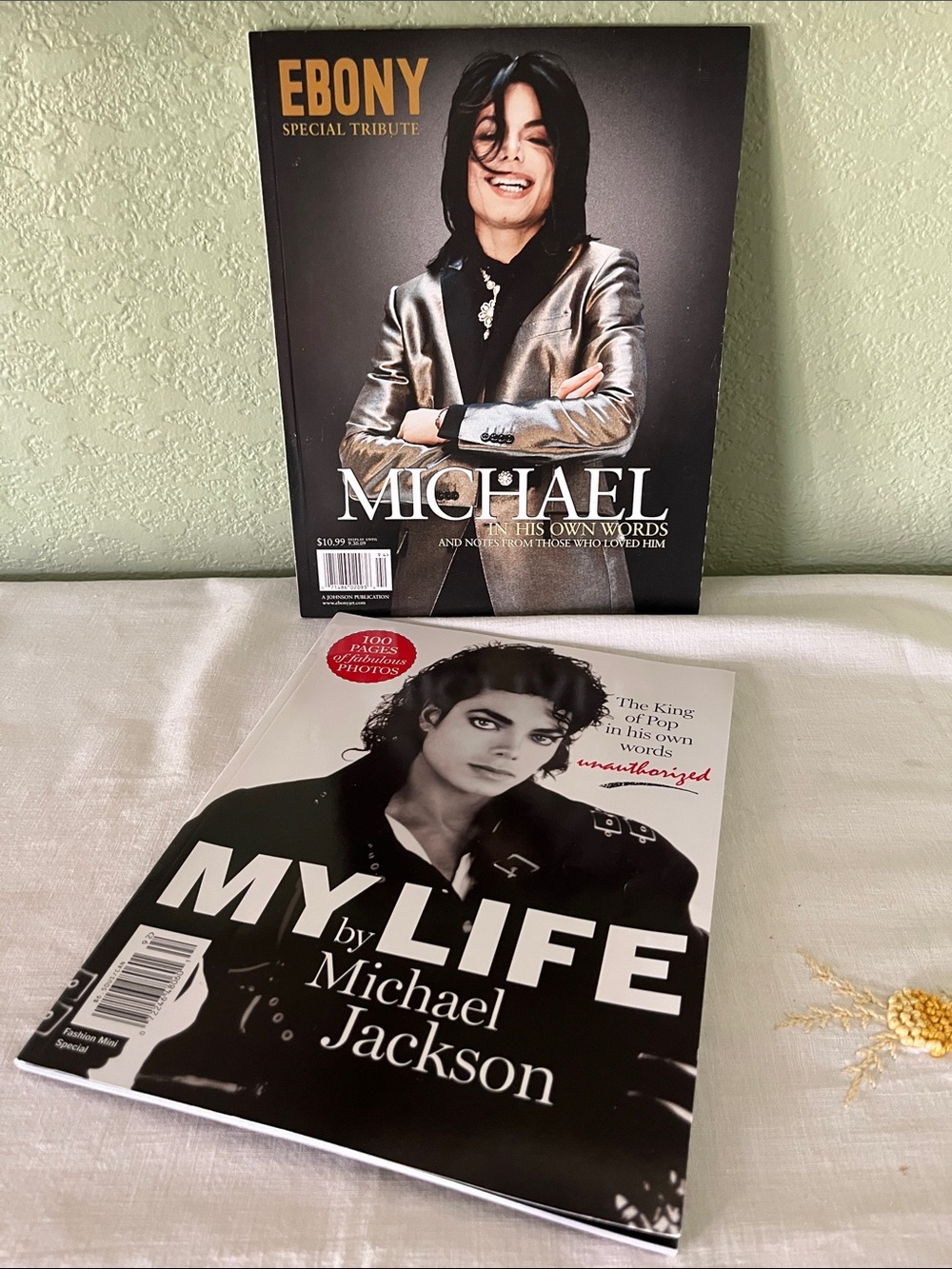 Michael Jackson Special Tribute Magazine Lot of 2 Ebony + My Life King of Pop